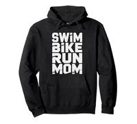 Mamá Triatlón Natación Bici Identidad Triatleta Sudadera con Capucha