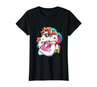 Mamá Unicornio con Dos Hijos Mamá Guay Camiseta