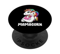 Mamá Unicornio con Dos Hijos Mamá Guay PopSockets PopGrip Adhesivo