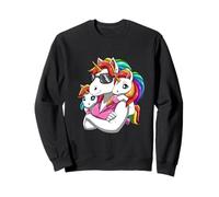 Mamá Unicornio con Dos Hijos Mamá Guay Sudadera