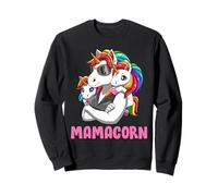 Mamá Unicornio con Dos Hijos Mamá Guay Sudadera