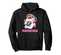 Mamá Unicornio con Dos Hijos Mamá Guay Sudadera con Capucha