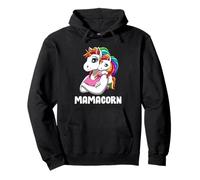 Mamá Unicornio con Dos Hijos Mamá Guay Sudadera con Capucha