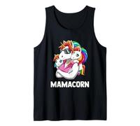 Mamá Unicornio Guay con Dos Hijos Camiseta sin Mangas