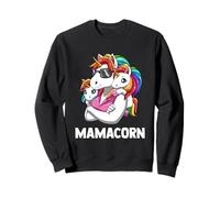 Mamá Unicornio Guay con Dos Hijos Sudadera