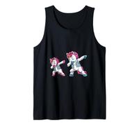 Mamá Unicornio Molona con Su Cría Arcoíris Camiseta sin Mangas