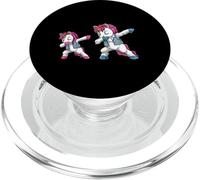 Mamá Unicornio Molona con Su Cría Arcoíris PopSockets PopGrip para MagSafe