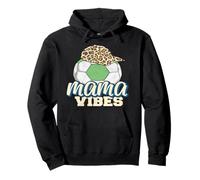 Mama Vibes Soccer Mother's Day Women Funny Soccer Mom Life Sudadera con Capucha