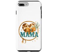 Mama Western Cow Print Lasso Heart Watercolor Carcasa para iPhone 7 Plus/8 Plus