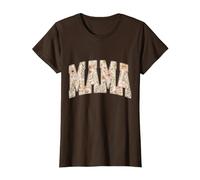 Mama Wildflower Floral Boho Botanical Vintage Mother Design Camiseta