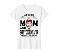 Mamá y Asistente de finanzas Día de la Madre Doble Bendición Camiseta