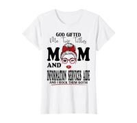 Mamá y Asistente de Servicios de información Día de la Madre Bendita Camiseta