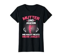 Mamá Y Cazadora No Me Hace Nada Más Asustado Caza Camiseta