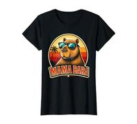 Mamabara Mama tee Día de la Madre Mujer Capybara Idea Idea Mommy Camiseta