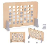 Mamabrum, 4 in a Row Puzzle Game, Stable Board, Soft Colours, Board Game, 42 disks, Educational Game, for Children, Simple Rules of Play