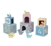 mamabrum Clasificador de Dinosaurios - Juguete Educativo con 6 Cajas y Dinosaurios de Madera - Construcciones para Niños Que Desarrolla Coordinación y Aprendizaje - Juegos Infantiles +12 Meses