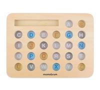 Mamabrum Juego de Pesca para Niños con 2 Cañas Magnéticas y 26 Peces - Set Educativo de Madera 39x29cm - Juguete Imanes para Desarrollo Motriz y Aprendizaje +3 Años