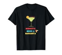 Mamacita necesita un cóctel Margarita Vacaciones para niñas Camiseta