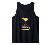 Mamacita necesita un cóctel Margarita Vacaciones para niñas Camiseta sin Mangas