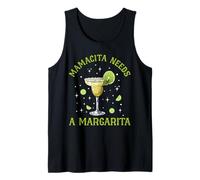Mamacita Needs a Margarita Cinco de Mayo Divertido Día de la Madre Camiseta sin Mangas