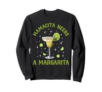 Mamacita Needs a Margarita Cinco de Mayo Divertido Día de la Madre Sudadera