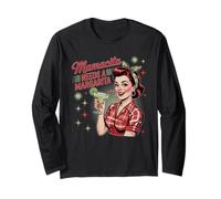 Mamacita Needs A Margarita Fun Graphic para Mujer Manga Larga