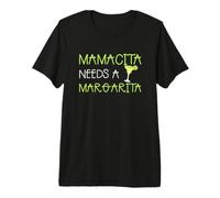 Mamacita Needs a Margarita Funny Cinco de Mayo Mamá Bebiendo Camiseta Premium