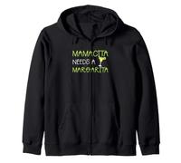 Mamacita Needs a Margarita Funny Cinco de Mayo Mamá Bebiendo Sudadera con Capucha