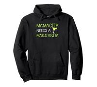 Mamacita Needs a Margarita Funny Cinco de Mayo Mamá Bebiendo Sudadera con Capucha