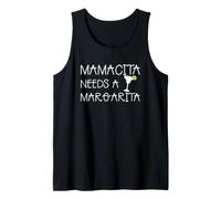 Mamacita Needs a Margarita Funny Cinco de Mayo Tequila Mamá Camiseta sin Mangas