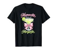 Mamacita Needs A Margarita Pink Bow Coquette Cinco De Mayo Camiseta