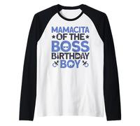 Mamacita of The Boss - Traje de Fiesta de cumpleaños como una Madre jefa Camiseta Manga Raglan