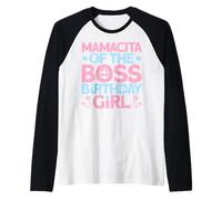Mamacita of The Boss - Traje de Fiesta de cumpleaños como una Madre jefa Camiseta Manga Raglan