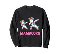 Mamacorn Dabbing Mama Unicorn Rainbow Mom Sudadera