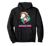 Mamacorn, La Mamá Unicornio Cariñosa Y Su Cría Sudadera con Capucha