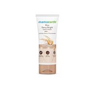 MAMAEARTH Rice Water Face Wash with Niacinamide for Clear, Glass Skin | Deep Cleansing | Gentle Daily Cleanser for Women & Men | 3.38 Fl Oz (100ml)