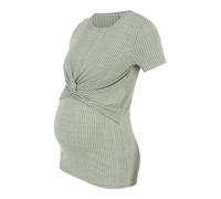 MAMALICIOUS Camiseta 'MLANLI JUNE' gris / verde pastel M gris / verde pastel