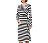 MAMALICIOUS Mlgisela LS Jrs UK Dress A. Vestido, Negro/Rayas: yd Snow White, XL para Mujer