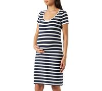 MAMALICIOUS Mlmia Y/D S/S Jrs Abk Dress E. A. Vestido de Maternidad, Parisian Night/Stripes: Yd Snow White, S para Mujer