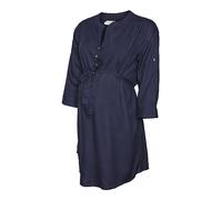 Mamalicious NOS Mujer Mlmercy 3/4 Woven Tunic Noos Eco A. Túnica Not Applicable, Navy Blazer, S