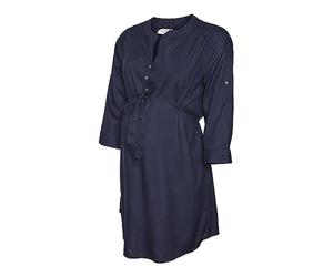 Mamalicious NOS Mujer Mlmercy 3/4 Woven Tunic Noos Eco A. Túnica Not Applicable, Navy Blazer, S