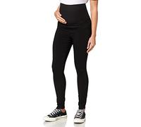 Mamalicious Mllucy Black Slim Pant A. Noos Pantalones, Negro Denim, L para Mujer