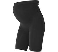 MAMALICIOUS Pantalones Cortos MLTIA Jeanne Noos O. A. Leggings, Negro, L/XL, Negro, L