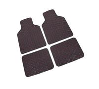 MAMAMALONG Alfombrilla para Coche para Hyundai Santa Fe 2024 2025, Moqueta para Coche Juego de Alfombrillas Antideslizantes Talonera de Reforzada,Brown