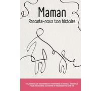 Maman raconte-nous ton histoire: idée cadeau originale d'un journal à remplir de 240 questions passionnantes pour toutes les mamans. Un super cadeau d'anniversaire, de Noël ou pour la fête des mères.