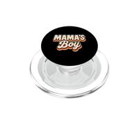 Mamá's Boy Retro Madre Hijo Mamá De Niños Maternidad Mamá Vida PopSockets PopGrip para MagSafe