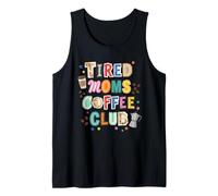 Mamás cansadas CoffeeClub Funny Mom Life Cafeína Coffeelover Camiseta sin Mangas