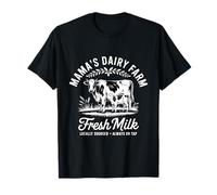 Mama's Dairy Farm Leche Fresca Mamá Lactancia Camiseta