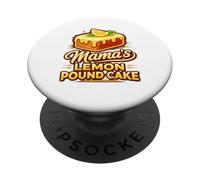 Mama's Lemon Pound Cake Cool Food Lovers Mothers PopSockets PopGrip Adhesivo