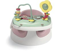 Mamas & Papas Asiento Baby Snug y bandeja de actividades con funciones ajustables con diseño con apoyo, estable y fácil de limpiar, Blossom (Rosa)